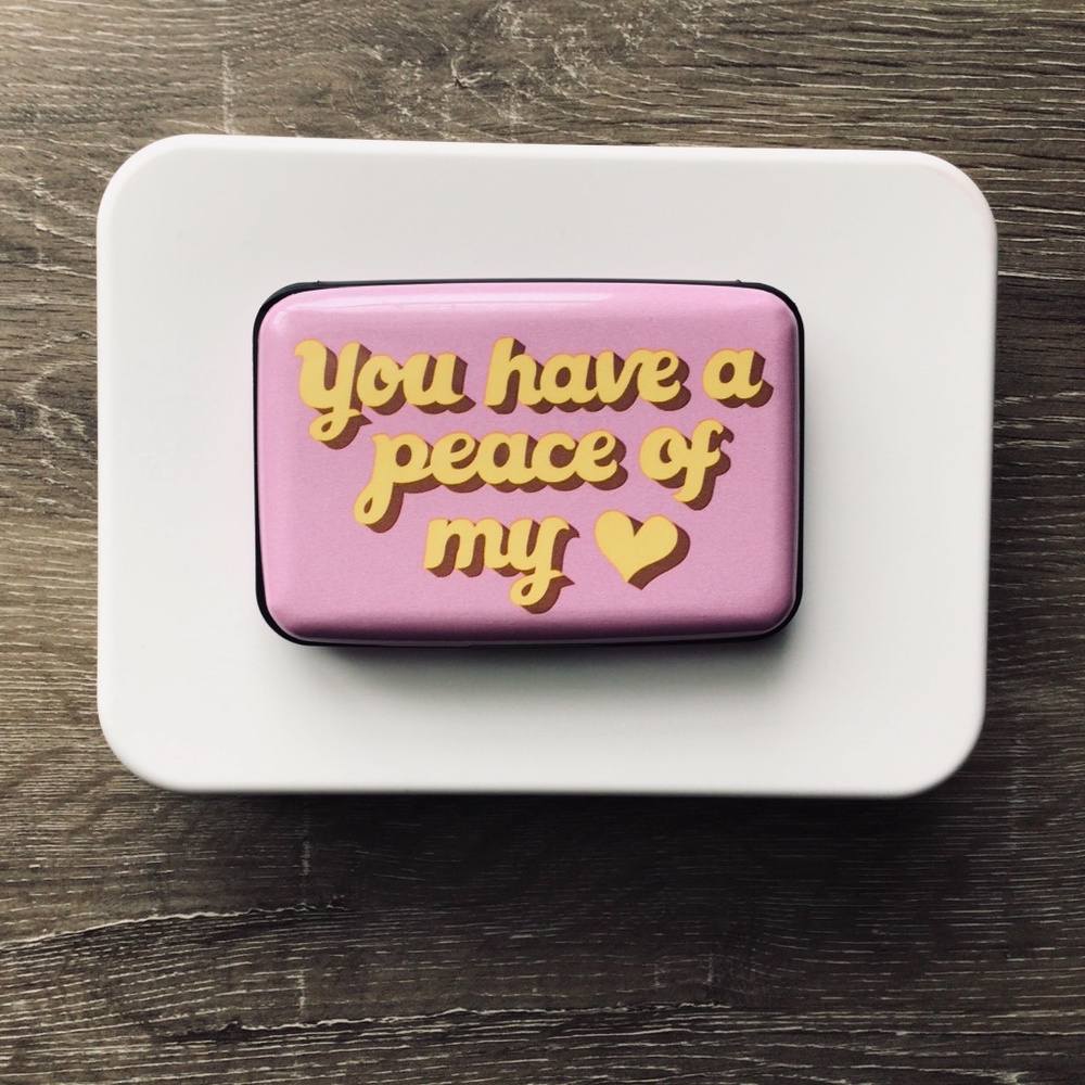 Phrase printed wallet